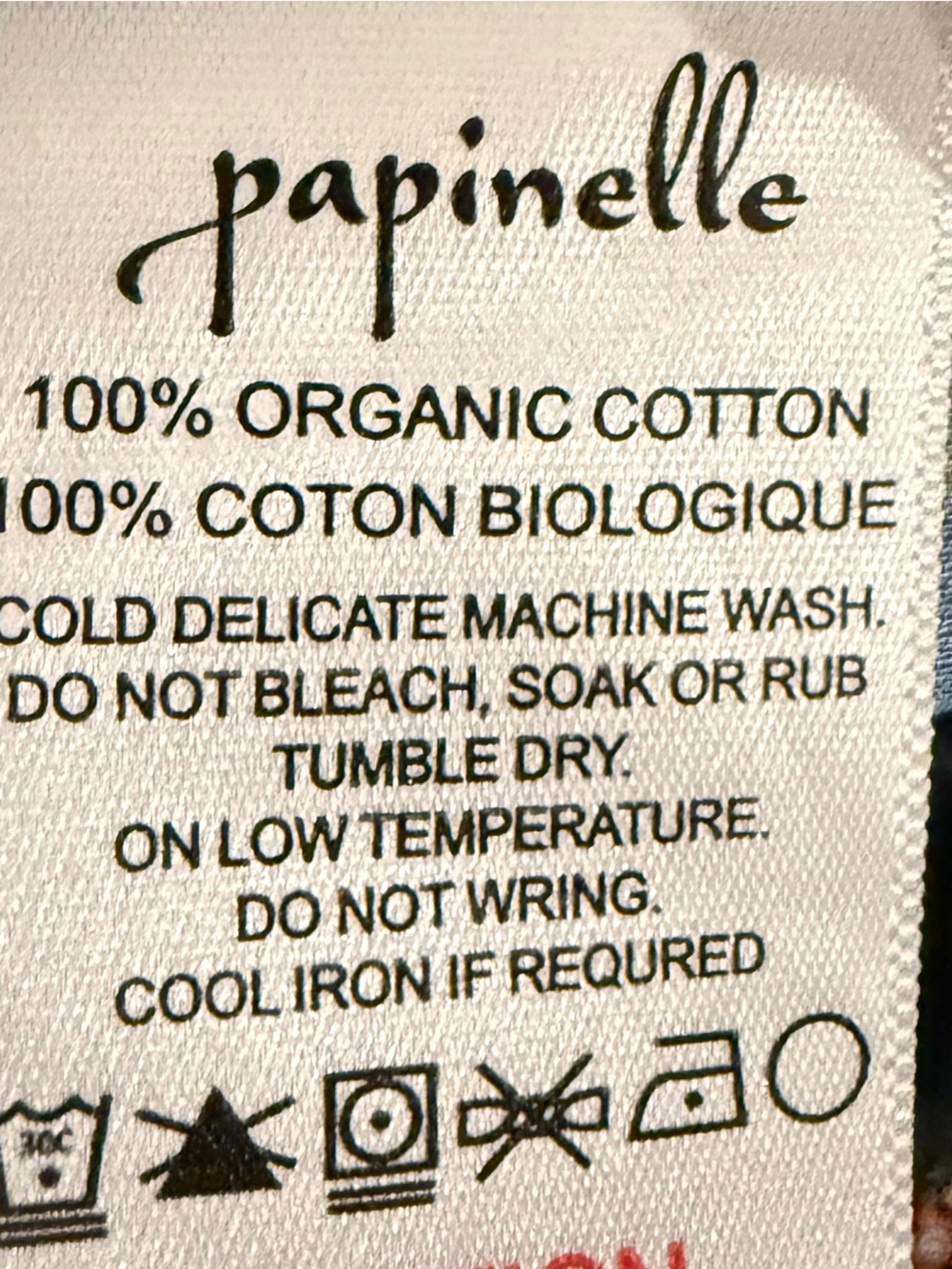 Papinelle Pajamas Set Organic Cotton
in Black with Multicolor Rose Print - Picture 7 of 8